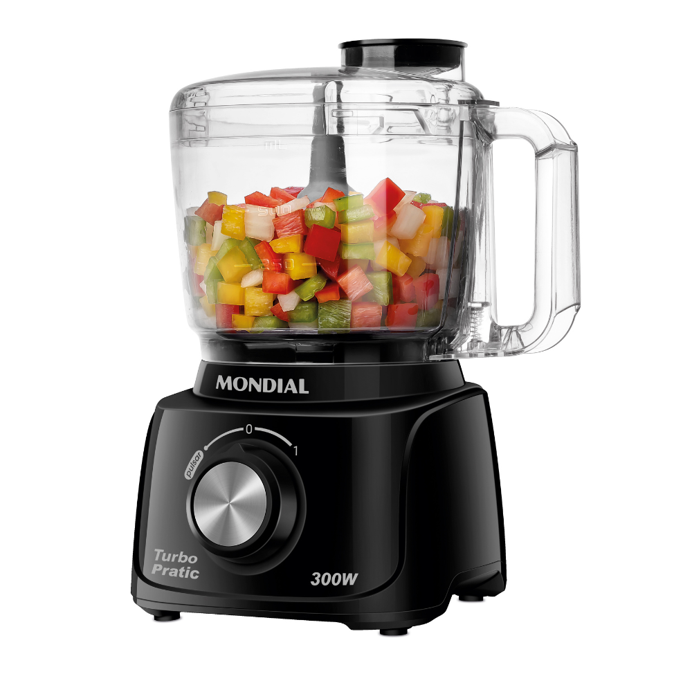 Miniprocessador De Alimentos Turbo Pratic Mondial Mp-16 300w Miniprocessador De Alimentos Turbo Pratic Mondial Mp-16 300w